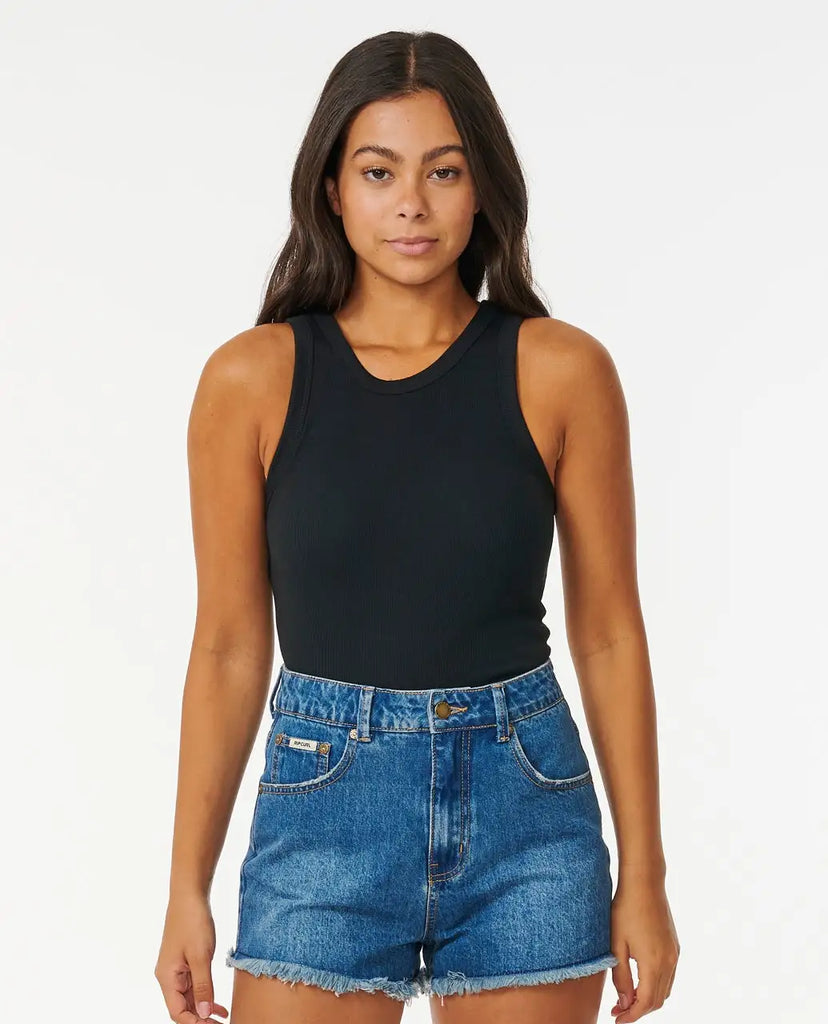 Rip Curl Womens Tank Top Classic Ribbed