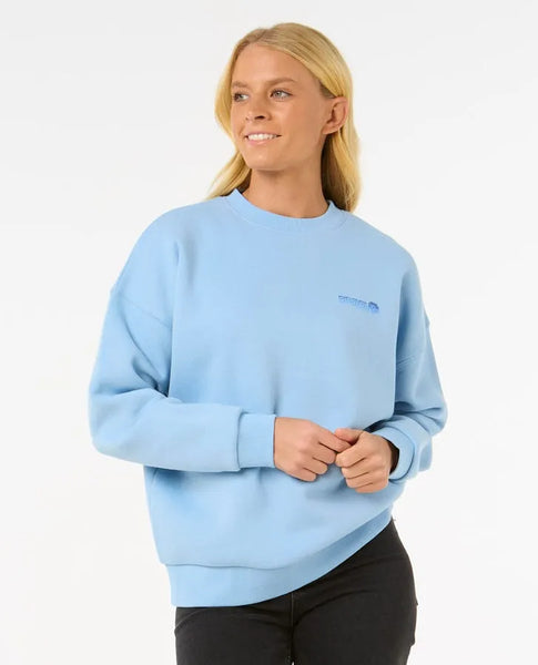 Rip Curl Womens Sweatshirt Ocean Tech Heritage Crew