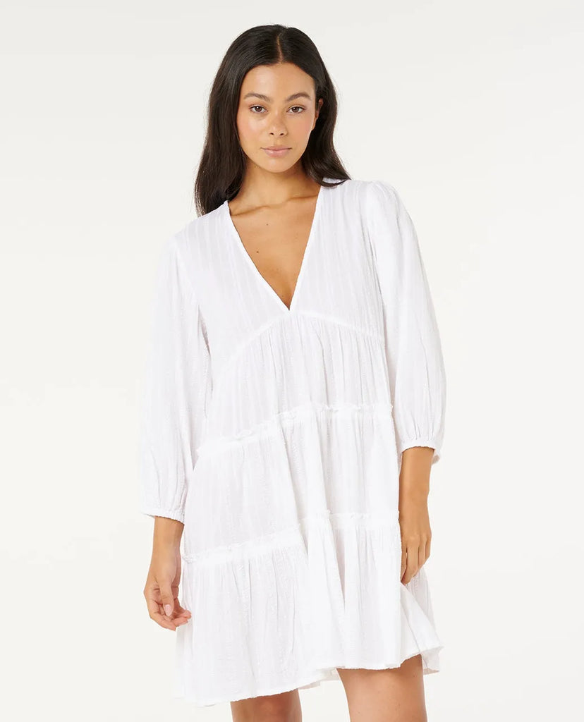 Rip Curl Womens Dress Haze 3/4 Sleeve Mini Rip Curl Womens Dress Haze 3/4 Sleeve Mini