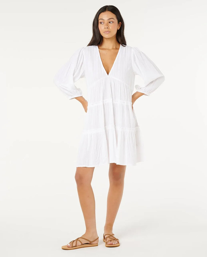 Rip Curl Womens Dress Haze 3/4 Sleeve Mini Rip Curl Womens Dress Haze 3/4 Sleeve Mini