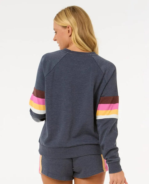 Rip Curl Womens Sweatshirt Las Dalias Raglan Crew