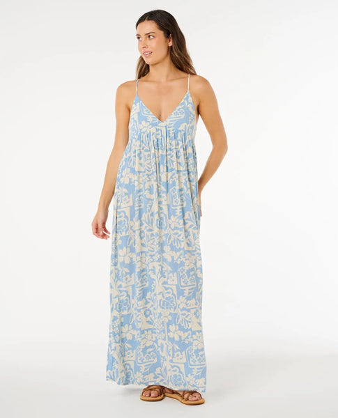 rip curl beach club maxi dress Rip Curl - Wanderer Maxi Dress - Maroon