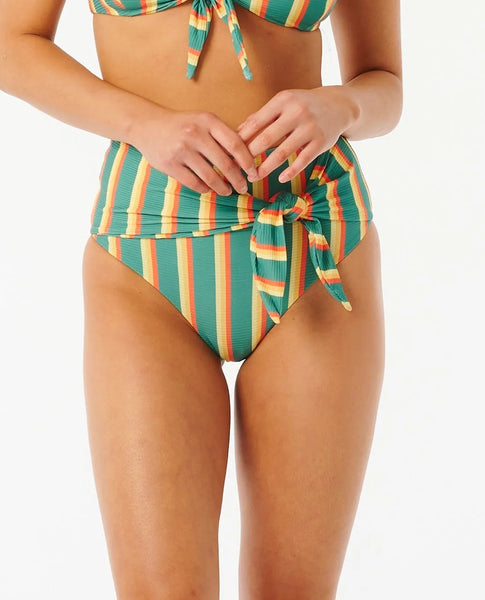 Rip Curl Womens Bikini Bottoms Brazilian Soul High Waist Good Coverage