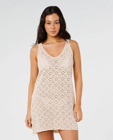 Rip Curl Womens Dress Half Moon Bay Crochet