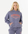 Rip Curl Womens Sweatshirt Varsity Sports Oversized Hood