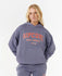 Rip Curl Womens Sweatshirt Varsity Sports Oversized Hood