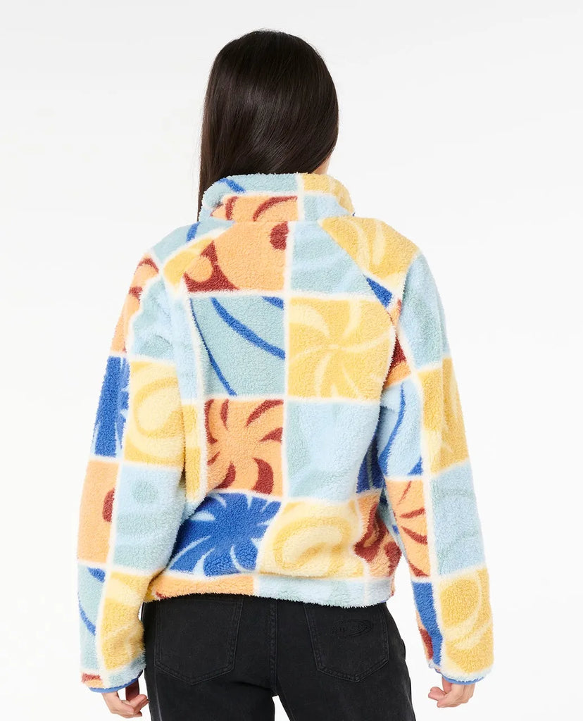 Rip Curl Womens Jacket Artist Of The Search Ty Williams Zip Through Polar Fleece