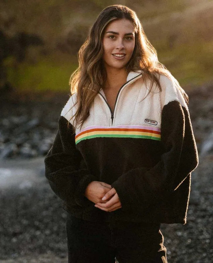 Rip Curl Womens Sweatshirt Surf Revival Polar Fleece