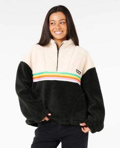 Rip Curl Womens Sweatshirt Surf Revival Polar Fleece