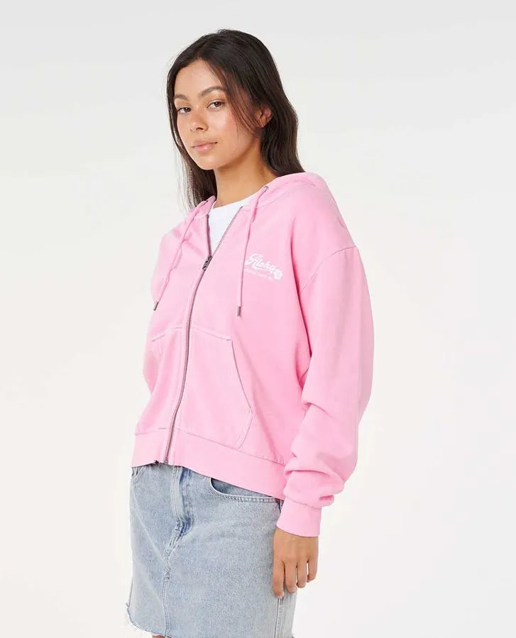 Rip Curl Womens Sweatshirt Aloha Relaxed Zip Through