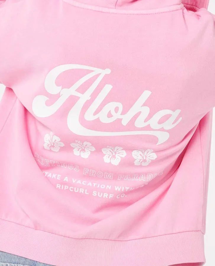 Rip Curl Womens Sweatshirt Aloha Relaxed Zip Through