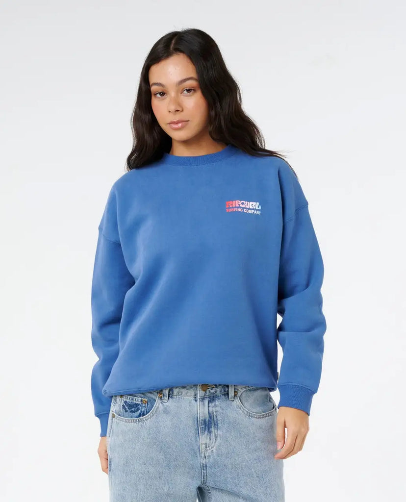 Rip Curl Womens Sweatshirt Surf Puff Heritage Crew