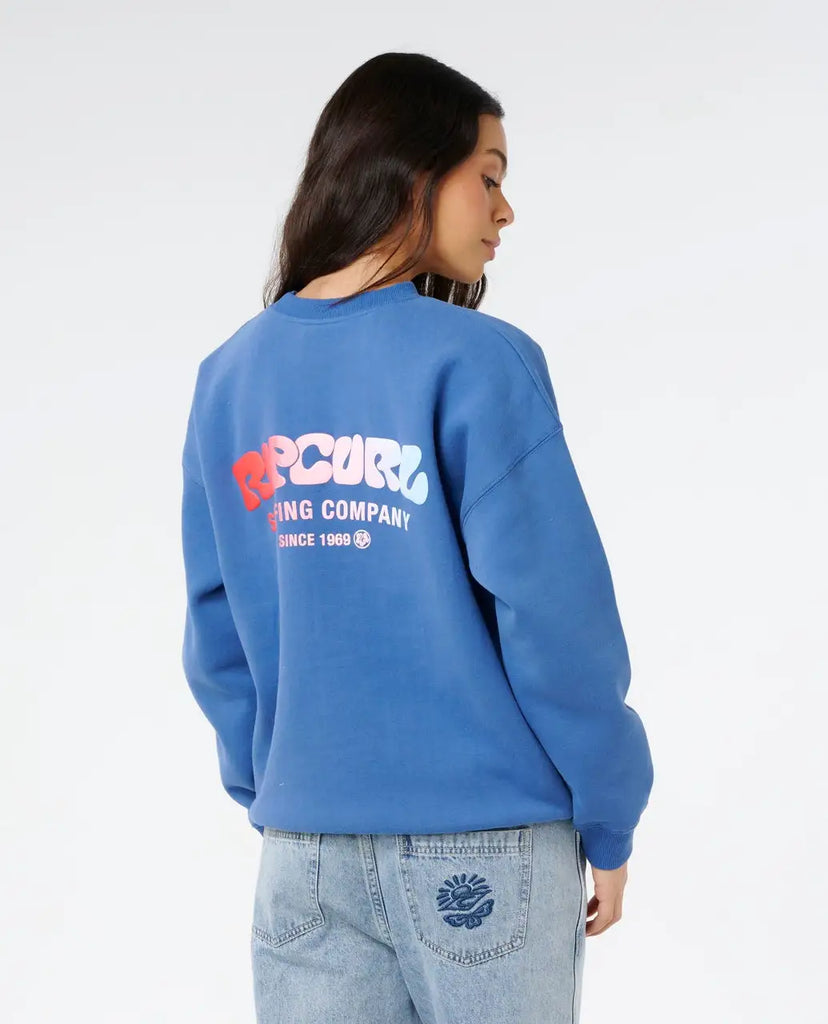 Rip Curl Womens Sweatshirt Surf Puff Heritage Crew