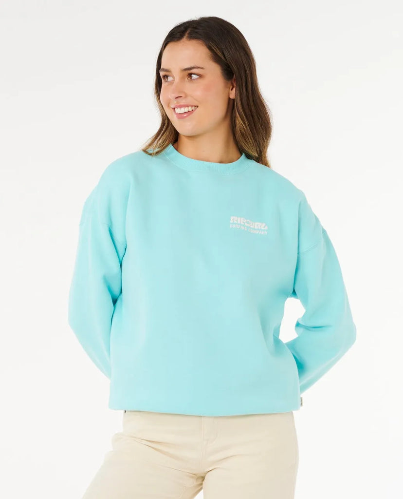 Rip Curl Womens Sweatshirt Surf Puff Heritage Crew