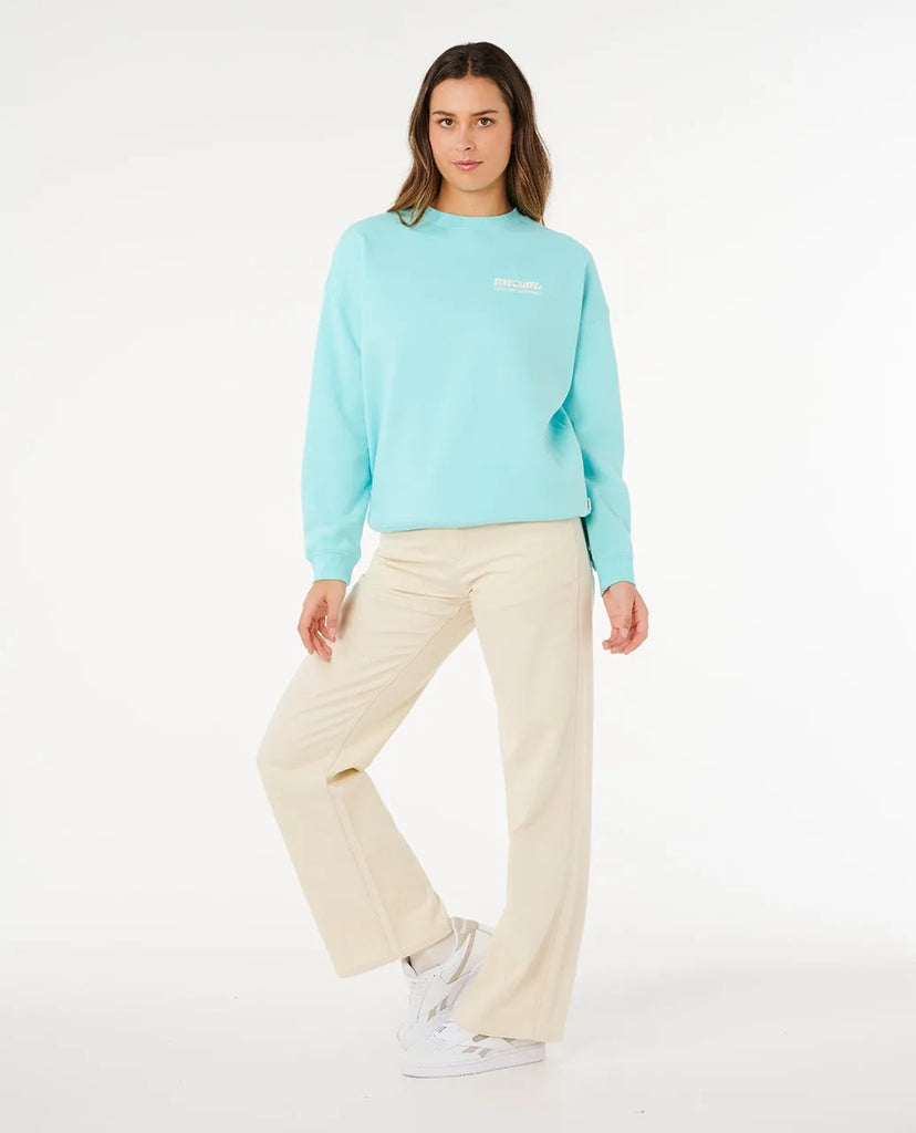 Rip Curl Womens Sweatshirt Surf Puff Heritage Crew