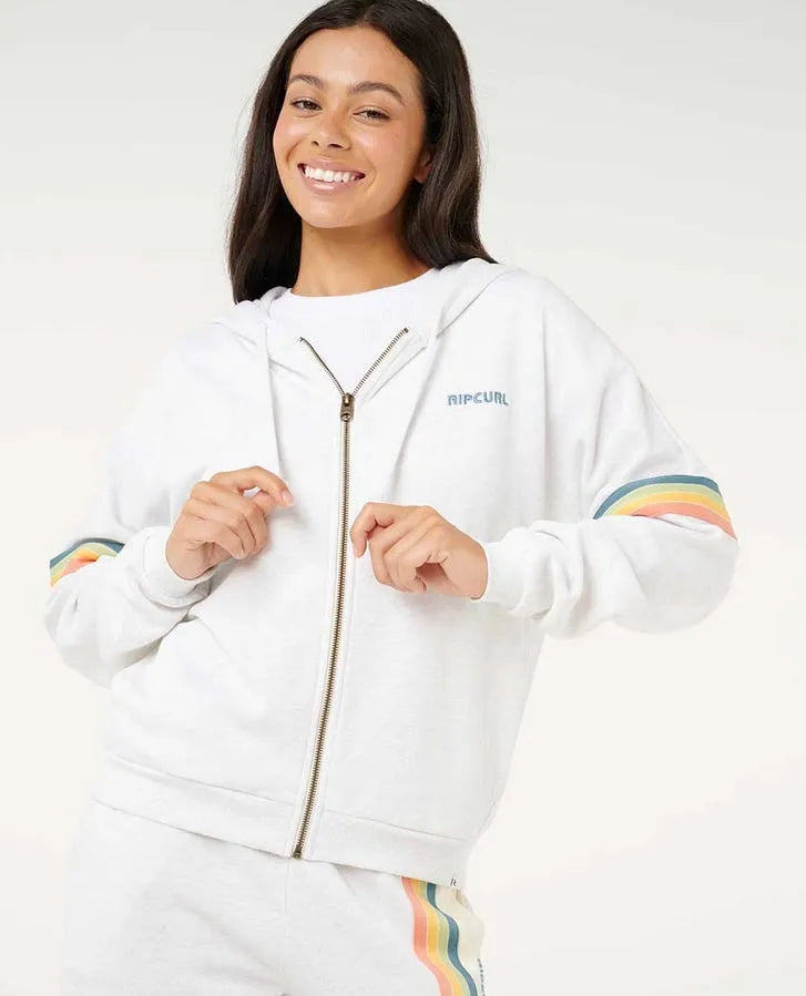 Rip Curl Womens Sweatshirt Surf Revival Zip Through Jacket