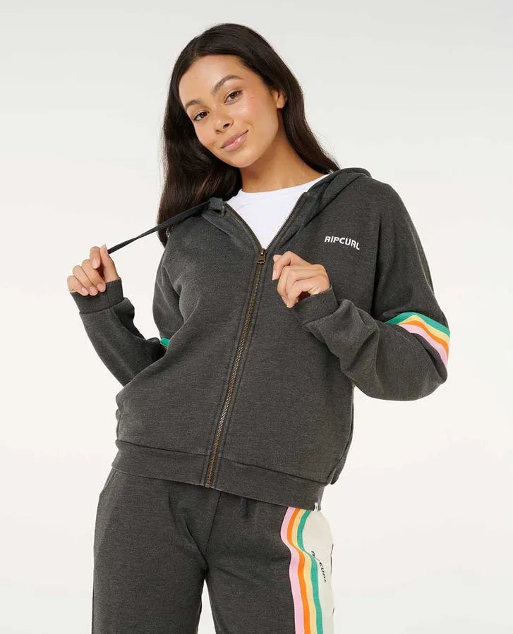 Rip Curl Womens Sweatshirt Surf Revival Zip Through Jacket