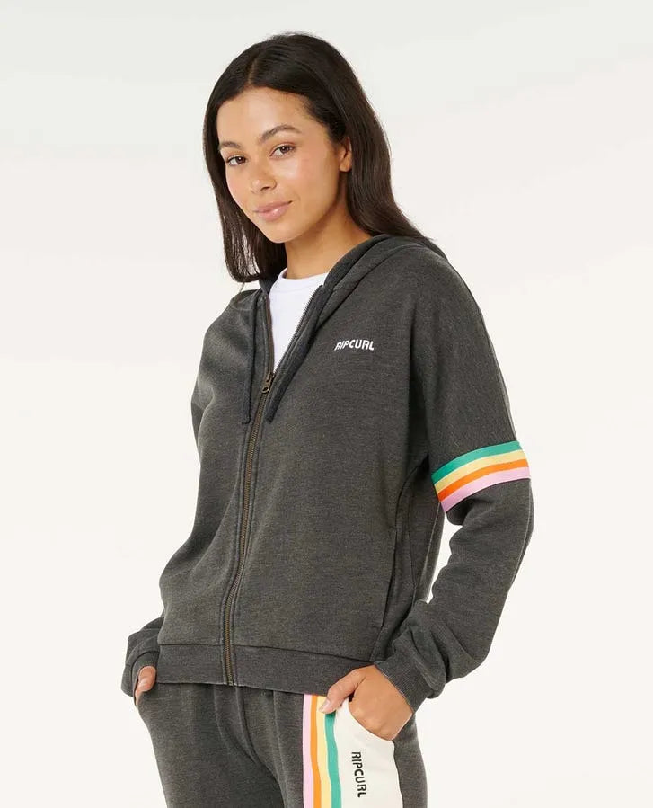 Rip Curl Womens Sweatshirt Surf Revival Zip Through Jacket