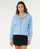 Rip Curl Womens Sweatshirt Poolside Zip Through Relaxed Hood