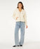 Rip Curl Womens Sweatshirt Poolside Zip Through Relaxed Hood
