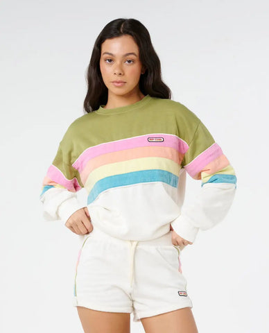 Rip Curl Womens Sweatshirt Surf Revival Relaxed Crew