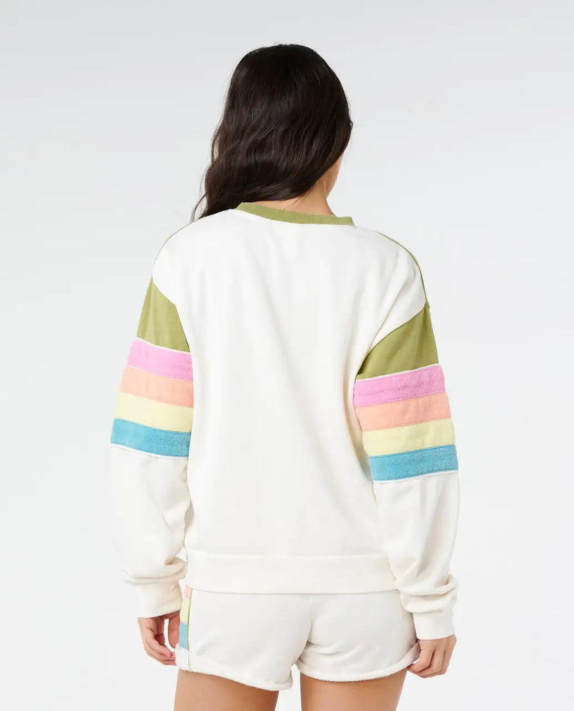 Rip Curl Womens Sweatshirt Surf Revival Relaxed Crew