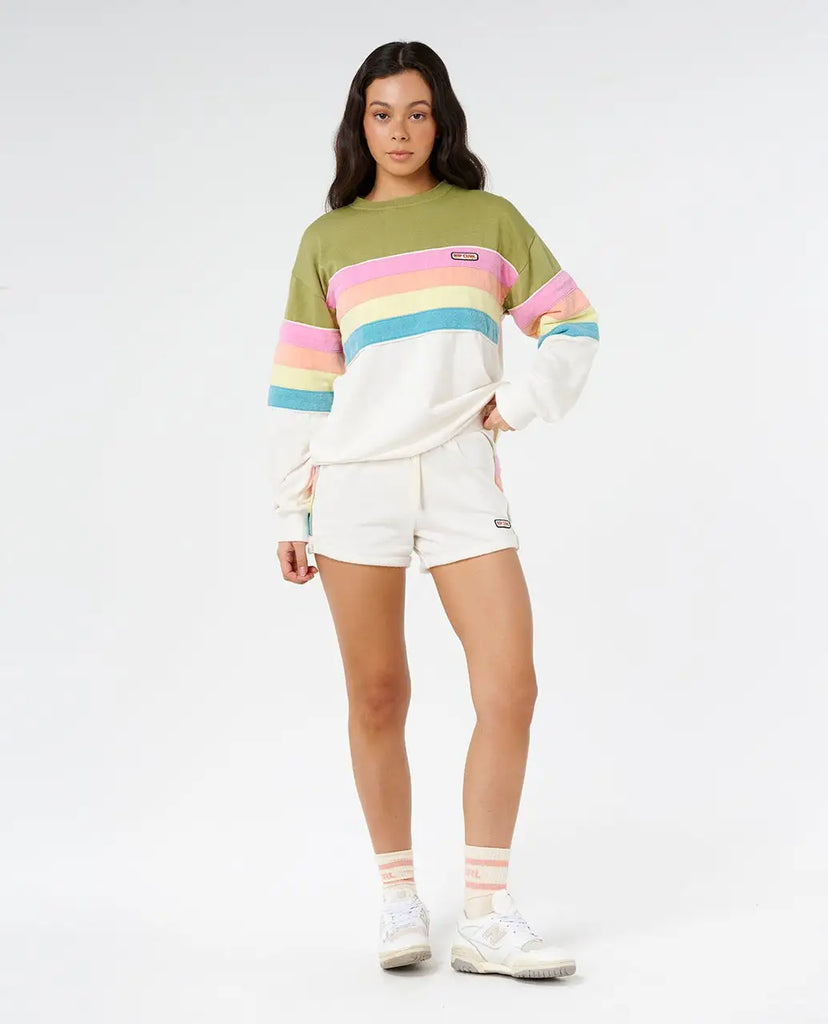 Rip Curl Womens Sweatshirt Surf Revival Relaxed Crew
