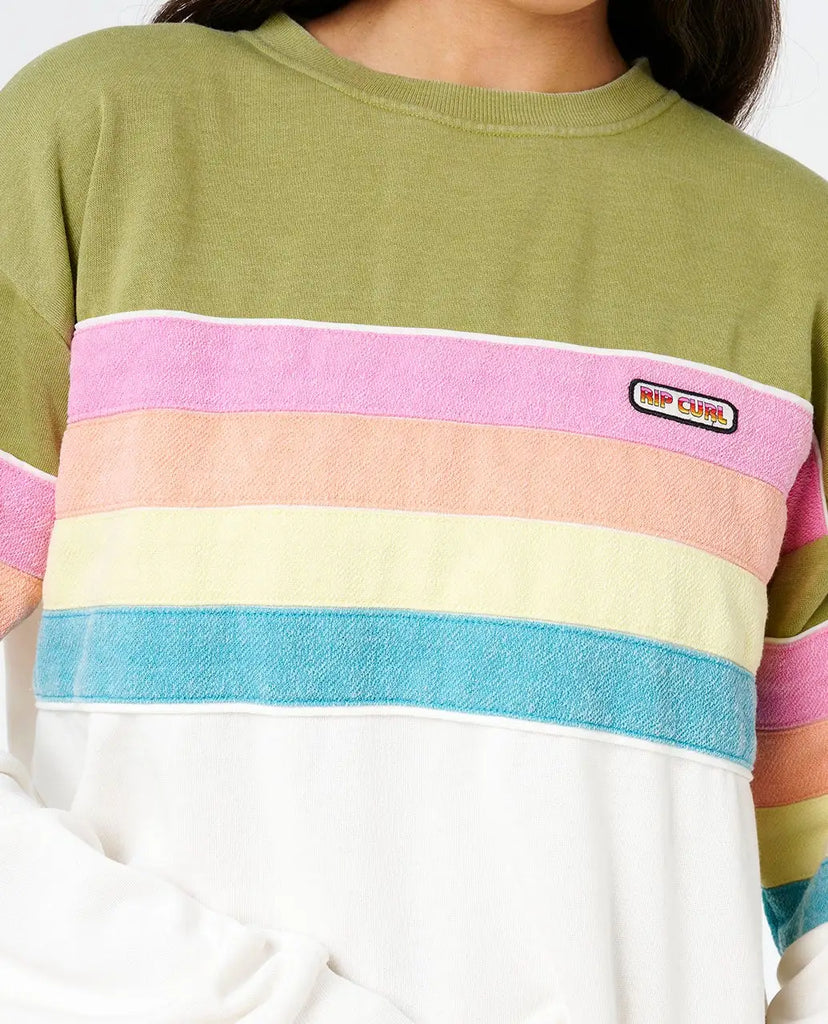 Rip Curl Womens Sweatshirt Surf Revival Relaxed Crew