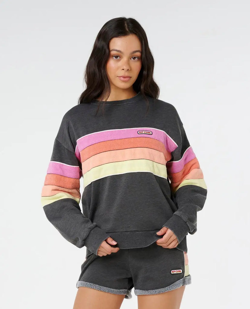 Rip Curl Womens Sweatshirt Surf Revival Relaxed Crew