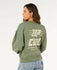 Rip Curl Womens Sweatshirt Sports Dept Drop Shoulder Crew