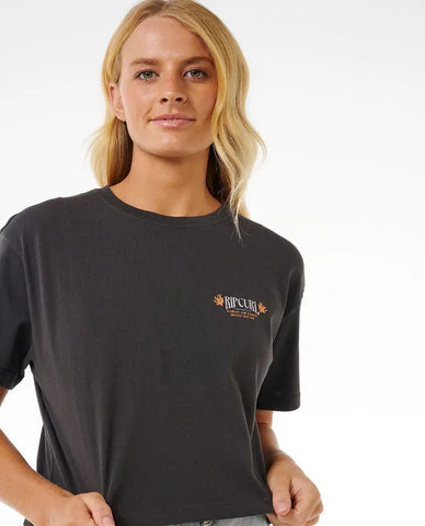 Rip Curl Womens Shirt Coral Sands Crop