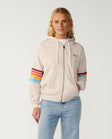 Rip Curl Womens Sweatshirt Surf Revival Relaxed Zip Thru