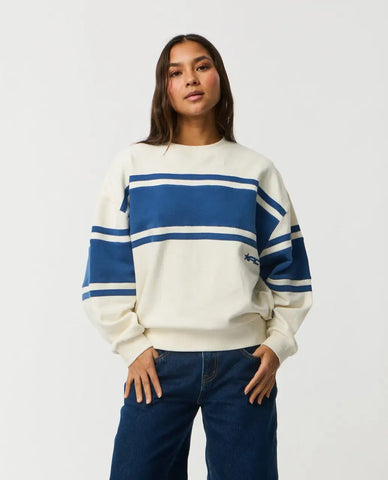 Rip Curl Womens Sweatshirt Archive Script Panel Crew