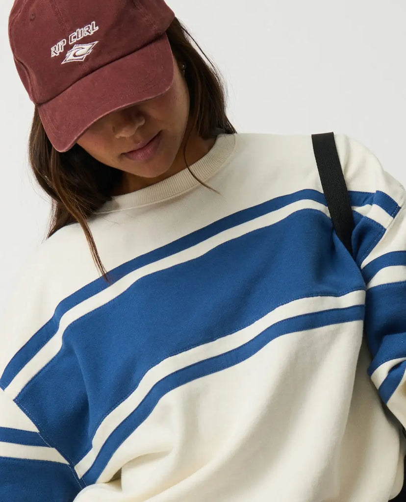 Rip Curl Womens Sweatshirt Archive Script Panel Crew