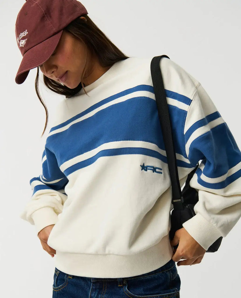 Rip Curl Womens Sweatshirt Archive Script Panel Crew