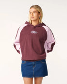 Rip Curl Womens Sweatshirt Wild Current Spliced Hood