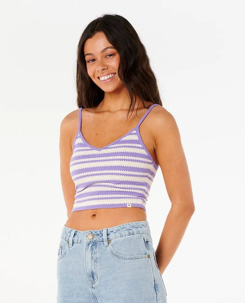 Rip Curl Womens Tank Top Bobbi Stripe Cami