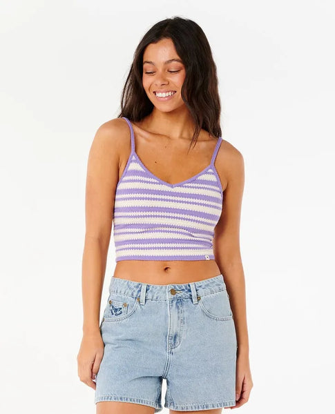 Rip Curl Womens Tank Top Bobbi Stripe Cami