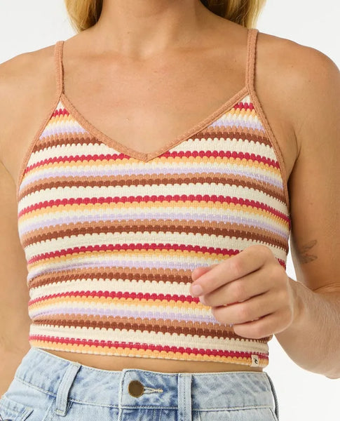 Rip Curl Womens Tank Top Bobbi Stripe Cami