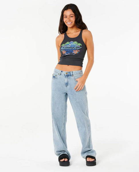 Rip Curl Womens Tank Top Es Vedra Rib