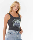 Rip Curl Womens Tank Top Summer Standard Ribbed