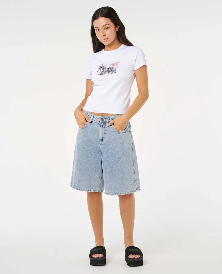 Rip Curl Womens Shirt Vacation Fitted Tee