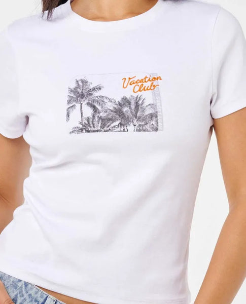 Rip Curl Womens Shirt Vacation Fitted Tee