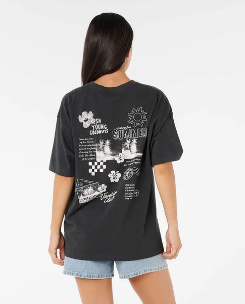 Rip Curl Womens Shirt Luau Heritage Tee