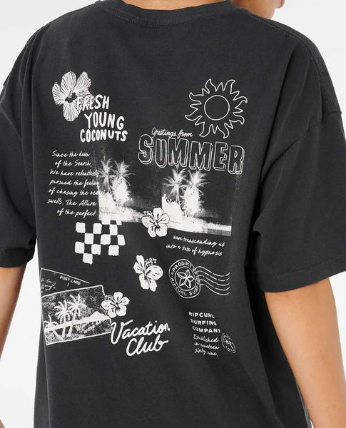 Rip Curl Womens Shirt Luau Heritage Tee