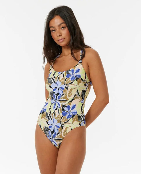 Rip Curl Womens Swimsuit Riptide Cheeky Coverage One Piece