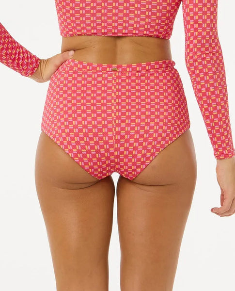 Rip Curl Womens Bikini Bottoms Shell Cove Boy Leg Pant