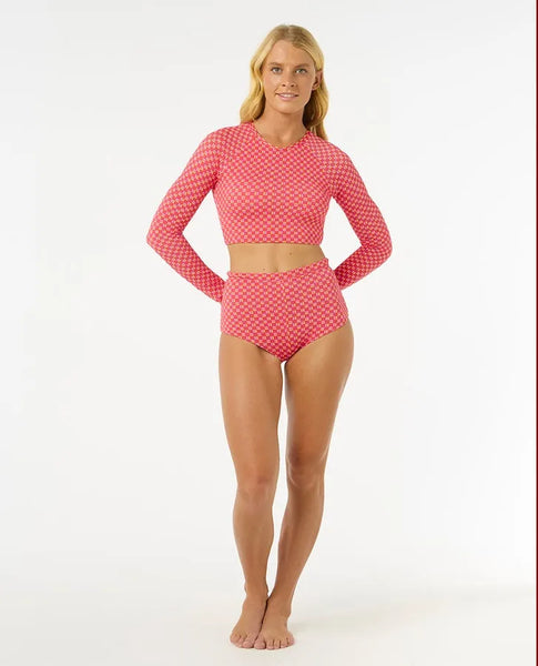 Rip Curl Womens Bikini Bottoms Shell Cove Boy Leg Pant