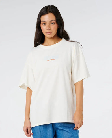 Rip Curl Womens Shirt Half Moon Bay Heritage Tee