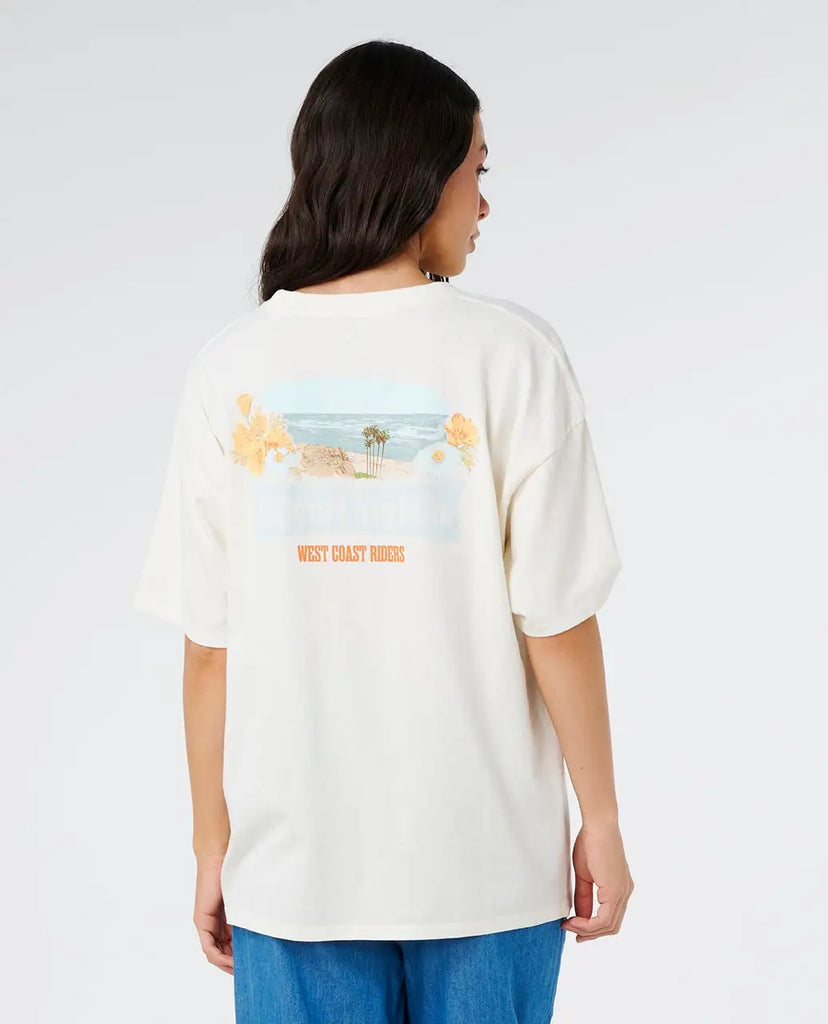 Rip Curl Womens Shirt Half Moon Bay Heritage Tee
